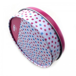 La aduana imprimió la caja redonda de alta calidad de la lata del regalo para el embalaje del caramelo