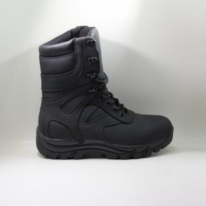 Botas militares de combate de cuero genuino hechas a medida