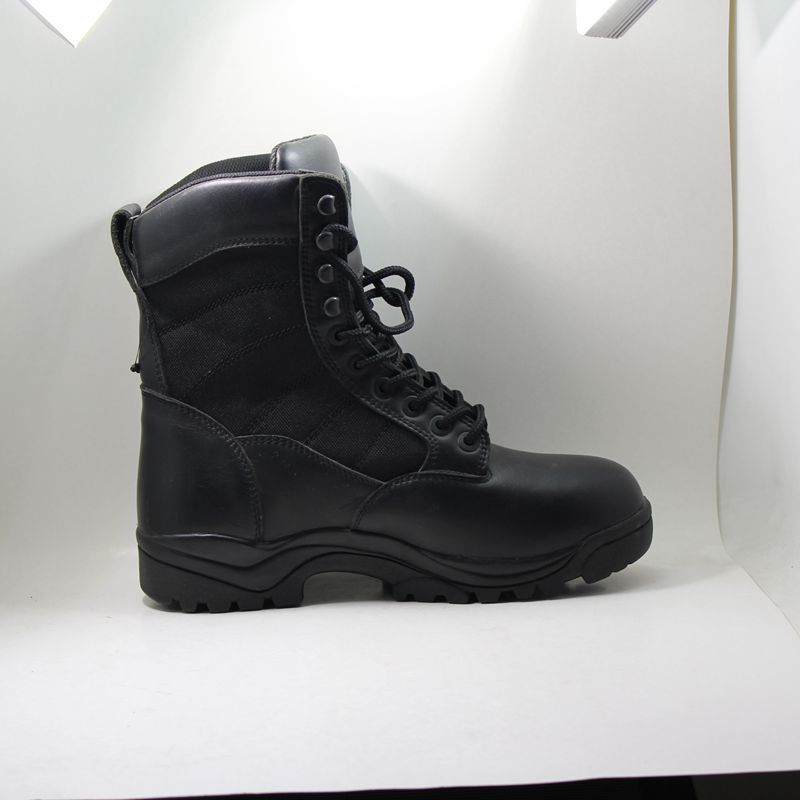 Botas militares negras de combate para hombres