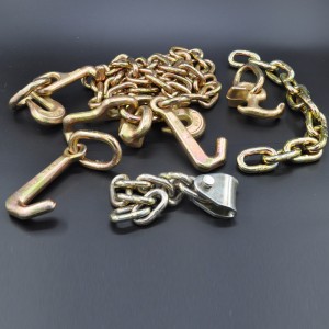 G70 forjado Mini J gancho con conexión soldada placa amarilla