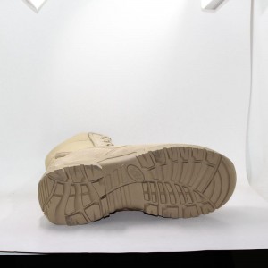 Botas de combate militares del desierto de cuero de ante con tobillo alto