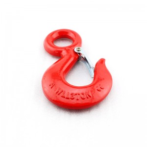 Gancho de elevación de ojo 320A con pestillo pintado