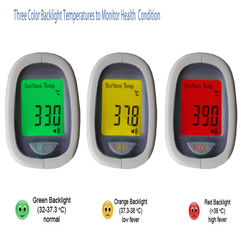 Termómetro digital infrarrojo de cristal líquido saludable para la temperatura corporal infantil