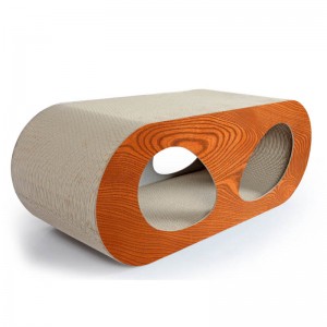 Salón de Scratcher para gatos corrugados, fuente ecológica para mascotas YJ Display