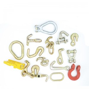 Aleación G70 Clevis Lug Enlace Blanco Zincado