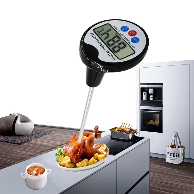 Termómetro de sonda de alimentos espontáneos no afectados para la cocina