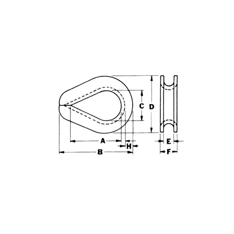 Dedal galvanizado G-414 extra resistente