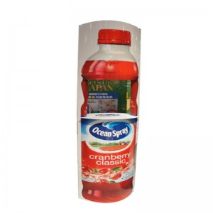 Estante de exhibición de la cartulina del piso del logotipo de 4 gradas