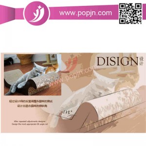 Perchero de cartón corrugado rojo duradero y de forma linda