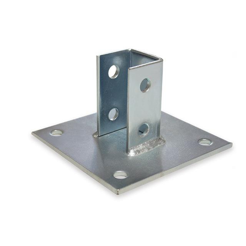 Placa a base de acero galvanizado