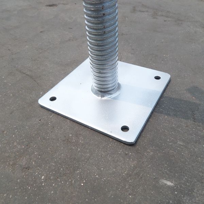 Placa a base de acero galvanizado