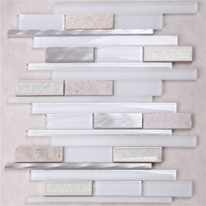 Teja de mosaico de la tira de cristal cristal azul oceánica directa de la fábrica HSD124