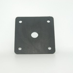 Cojín de goma del aislamiento de goma de la placa de lazo de goma de alta calidad que amortigua para la maquinaria