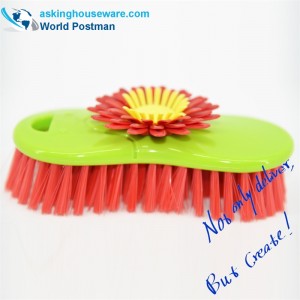 Akbrand flor en forma de ropa, zapatos, cepillo de fregar