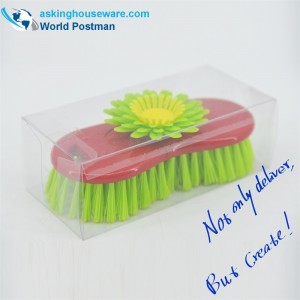 Akbrand flor en forma de ropa, zapatos, cepillo de fregar