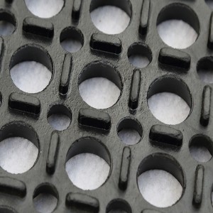 Esteras antirresistentes del piso de goma del drenaje de las esteras del amortiguador de choque del caucho para el hotel