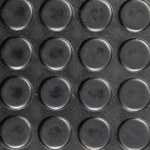 Rollo redondo de goma resistente al fuego de la estera de la hoja del punto para el hospital