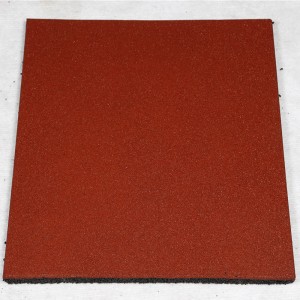 Azulejos de goma del jardín al aire libre de la seguridad antideslizante baldosas de goma de EPDM para al aire libre