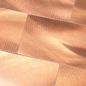 Etiquetas engomadas de las tejas de la cáscara y del palillo del mosaico del metal del metro para Backsplash de la cocina