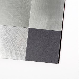 Placa para salpicaduras y salpicaduras de azulejos para baño de cocina Etiqueta de mosaico