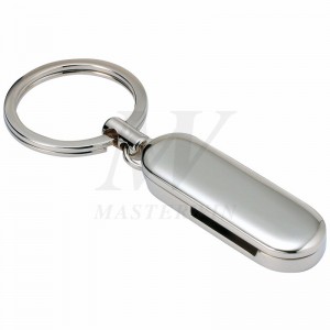 Llavero de metal con almacenamiento de monedas en euros (por $ 1 en monedas de euros) _B62729