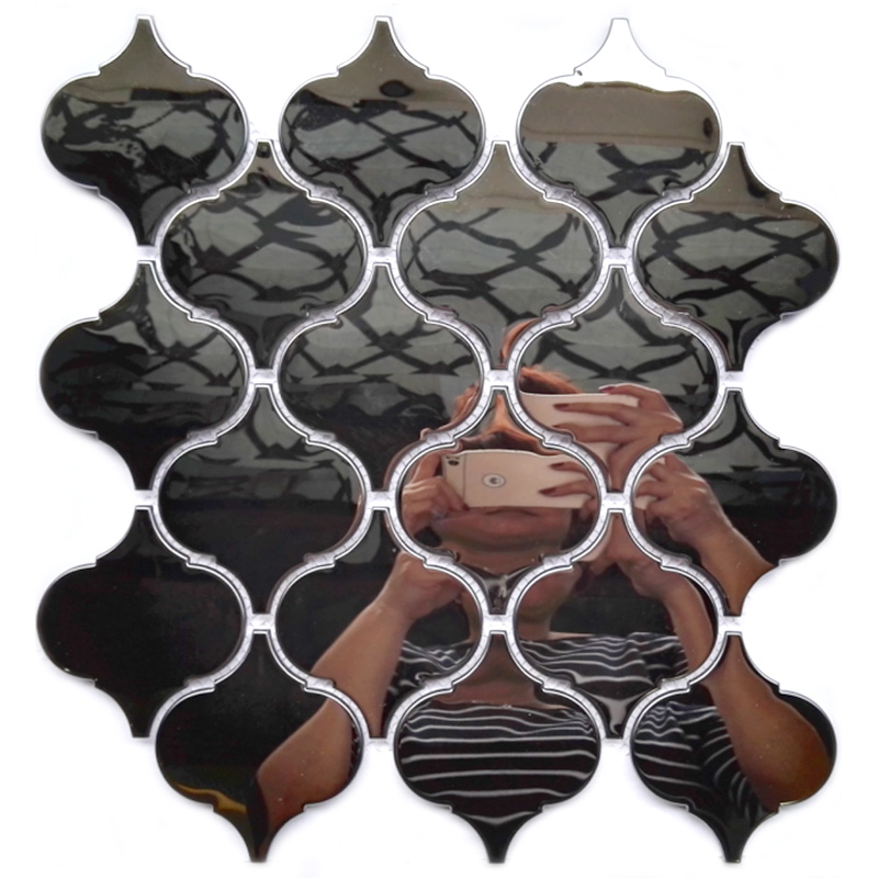 Nueva teja de mosaico de la forma de la linterna del acero inoxidable de la teja de la pared del diseño para la cocina Backsplash