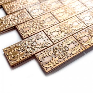 Azulejo salpicadero de cobre Azulejo Baño y decoración Piastrelle Bagno Con Fiori Tiles