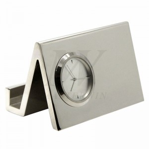 Reloj de escritorio con tarjetero_B3601