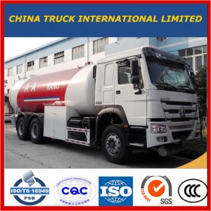 Camión del tanque de recarga de GLP móvil de gas de petróleo líquido 20cbm