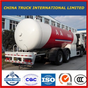 Camión del tanque de recarga de GLP móvil de gas de petróleo líquido 20cbm