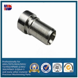 CNC de encargo del certificado de China ISO que trabaja a máquina parte anodizada del acero inoxidable