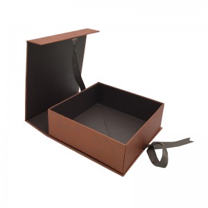 Caja de regalo plegable de lujo personalizada para embalaje de regalos