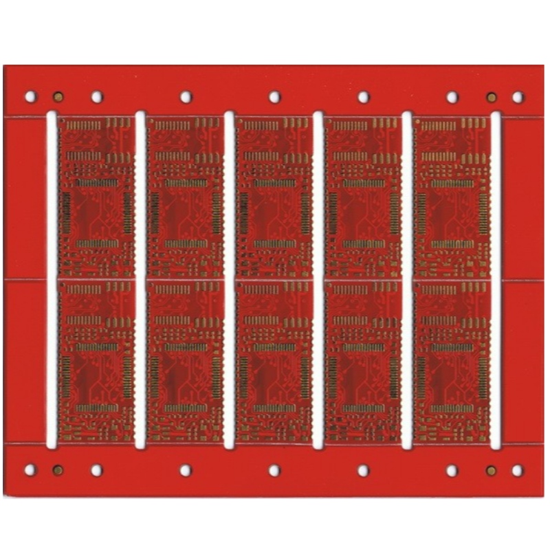 Vias híbridas HDI PCB híbridas de 4 capas rellenas de resina