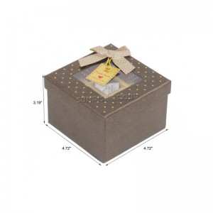 Rectángulo de lujo hecho a mano personalizado Embalaje Papel duro Macarrón Caja de chocolate