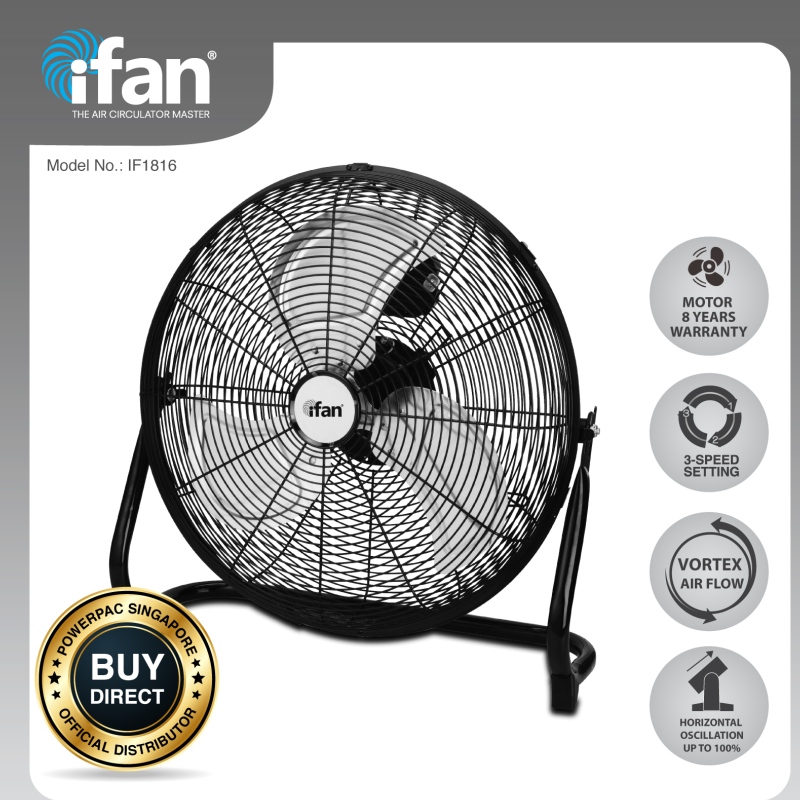 iFan - PowerPac Electrodomésticos de acciones con ventilador de alta velocidad de 16 