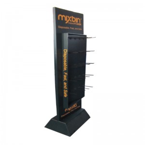 Estante de exhibición superior de la cartulina de encargo al por mayor de la exhibición de YJ para los accesorios del teléfono celular