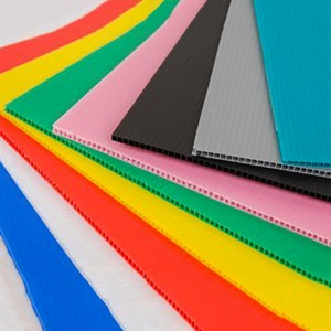 hoja hueca de polipropileno