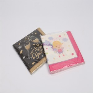 Fuente de la fábrica Real Eood Frontera ecológica Diseño floral Buena calidad Servilleta de papel Servilleta