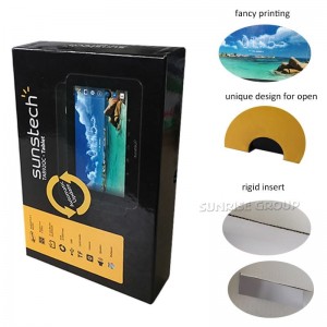 Dongguan Wholesale Custom Design Tapa de cartón caja de embalaje de radio sunstech