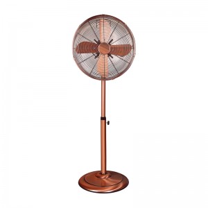 Ventilador industrial del viento fuerte del pedestal de la fan del soporte del metal retro de la venta caliente 16inch