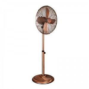 Ventilador industrial del viento fuerte del pedestal de la fan del soporte del metal retro de la venta caliente 16inch