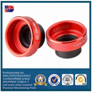 Piezas de torno de mecanizado CNC de alta precisión de aluminio de acero inoxidable para cámara