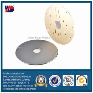 Las piezas de aluminio maquinadas en CNC mecanizadas CNC de la fábrica central modificaron el chorro de arena anodizado