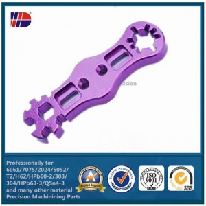Piezas modificadas para requisitos particulares del CNC de la precisión de repuesto de la máquina con aluminio