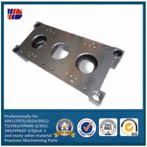 Piezas que trabajan a máquina del CNC de encargo en el material plástico de cobre amarillo de aluminio del acero inoxidable