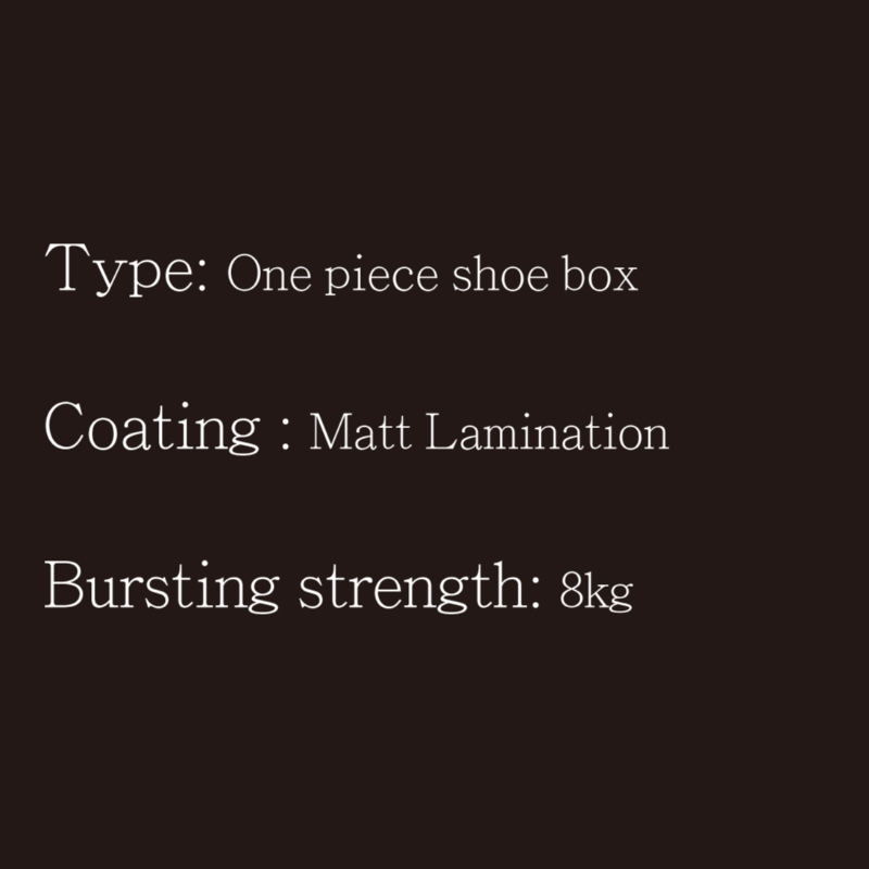 Caja de zapatos de una pieza tipo5