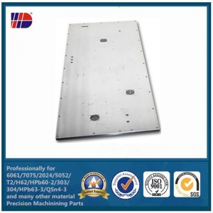 Placa de aluminio de gran tamaño buena Acabado CNC Piezas de mecanizado Servicio de fabricación