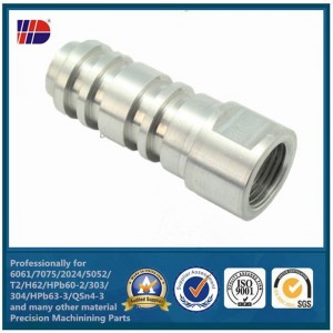 Piezas de mecanizado de torneado CNC de precisión de metal de aluminio de acero inoxidable