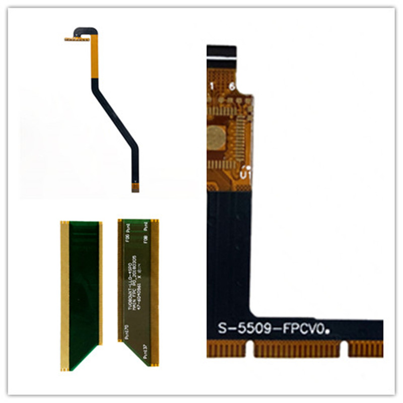 FPC para panel táctil / FPC para refuerzo de chapado en oro de LED / Goldfinger FPC Placa de circuito flexible de PCB flexible OEM Placa de cable de FPC