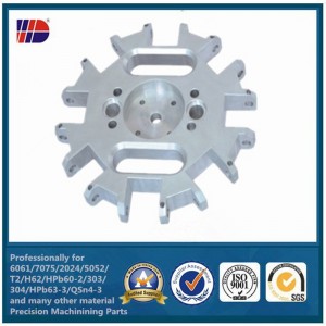 Trabajos de máquina de precisión de piezas de maquinaria CNC de aluminio mecanizado OEM